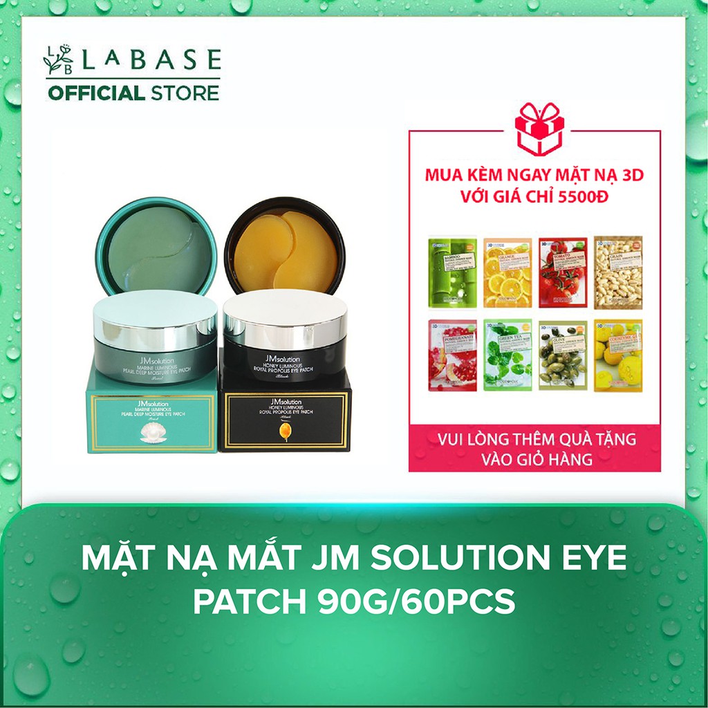 Mặt Nạ Mắt JM Solution Eye Patch 90g/60pcs [Hàng nhập khẩu chính hãng]