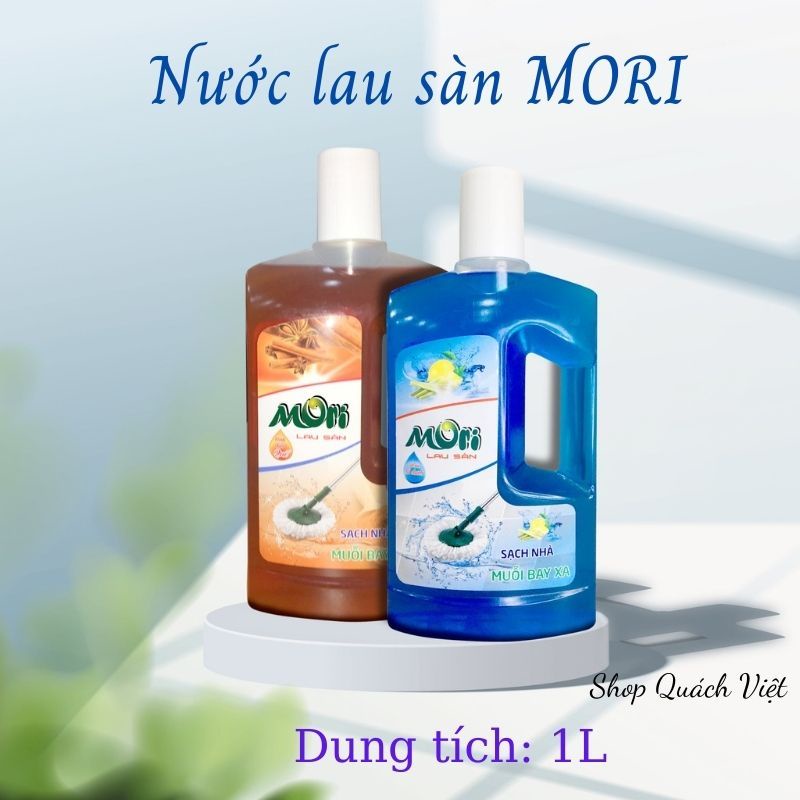 Nước lau sàn MORI hương quế/ hương sả chanh can 4kg