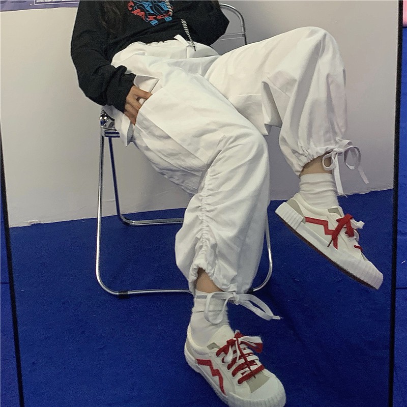 Quần Dài Ống Rộng Phối Túi Lớn Phong Cách Nhật Bản Mới | BigBuy360 - bigbuy360.vn