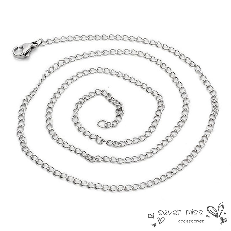 New Jewlery Rose 925 Sterling Silver O Shaped Link Chain Necklace For Women Wedding Gift