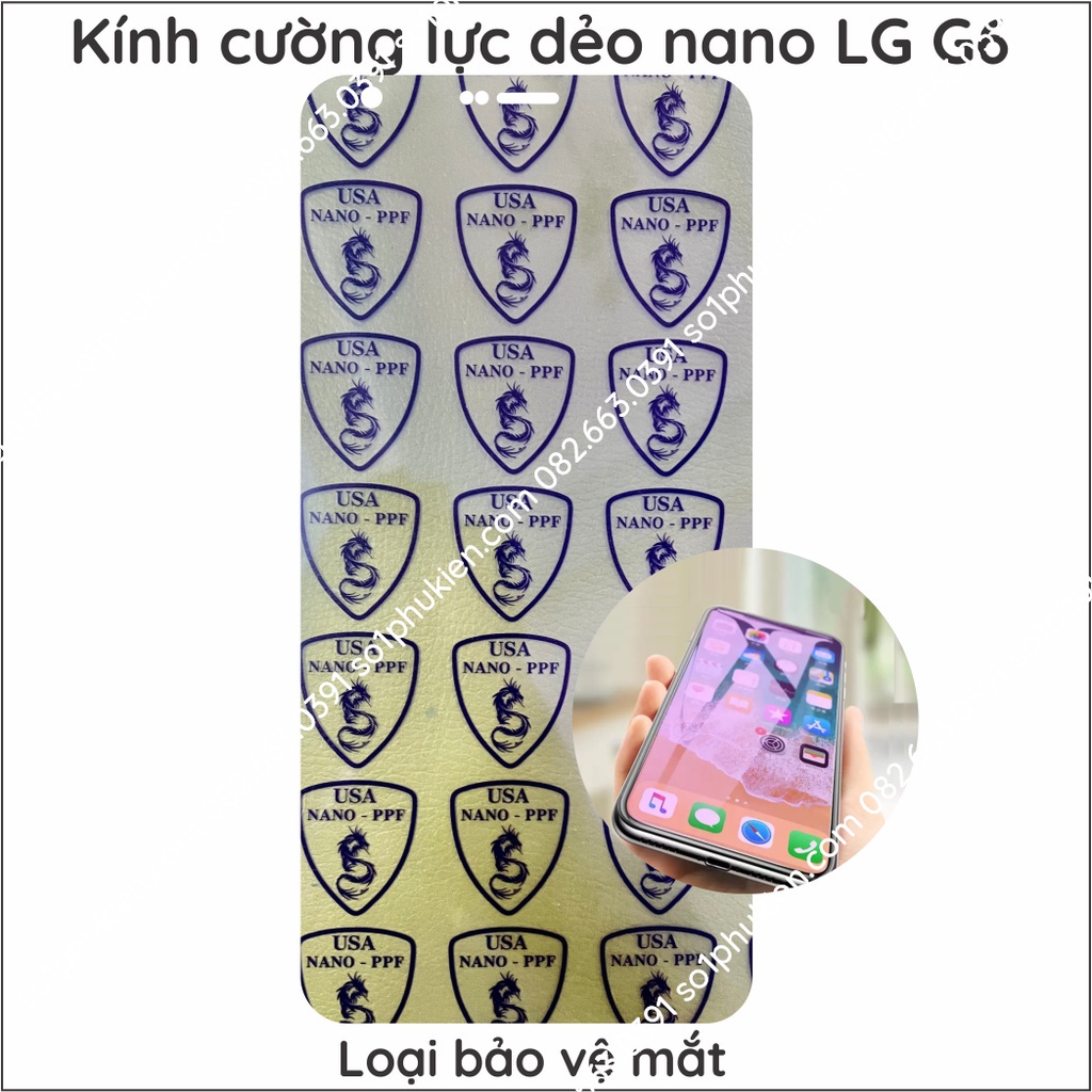 Dán cường lực dẻo nano dành cho LG Q6