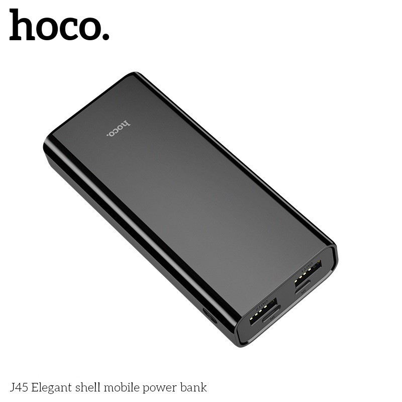 Pin sạc dự phòng mini Hoco J45 Elegant shell 10000mAh 2 cổng sạc - Hàng chính hãng