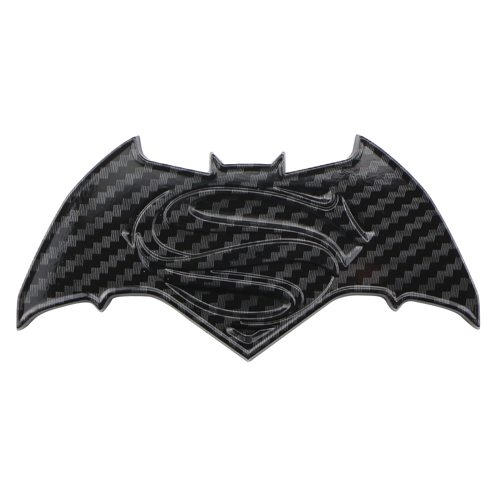 Miếng Dán Trang Trí Xe Hơi/Mô Tô Hình logo Batman 3D Bằng Kim Loại Chất Lượng Cao