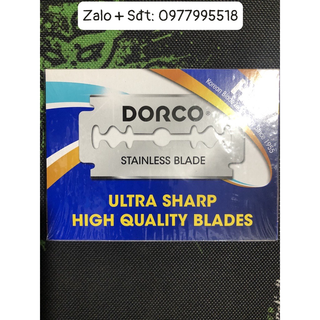 Lưỡi Dao Tem DORCO Hàn Quốc (Hộp 100 Lưỡi)