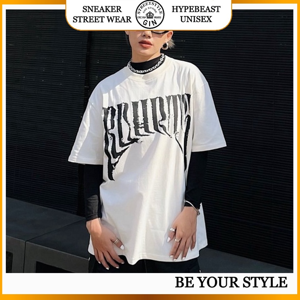 Áo thun unisex bad habits DRIP TEE phom rộng tay lỡ dành cho nam nữ local brand phong cách Ulzzang - Gin Store
