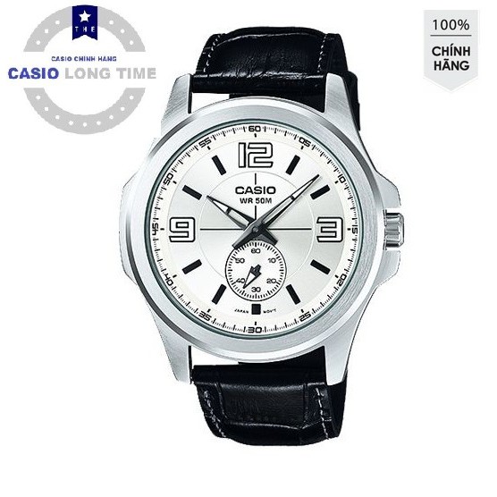 [Mã FARSBRT52 giảm 20% đơn từ 249K] Đồng hồ nam CASIO MTP-E112L-7AVDF Chính hãng Nhật Bản - Mặt 3 kim bạc Sang trọng