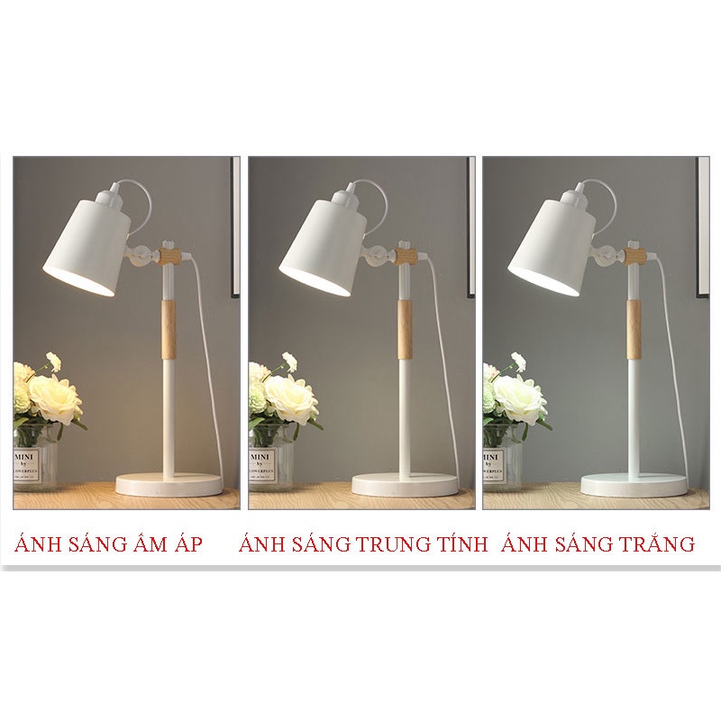 Đèn Led Học Sinh, Đèn bàn học ☀️Chống cận☀️ FDB01 kiểu dáng sang trọng, chống lóa mắt, tiết kiệm điện + Bóng đèn