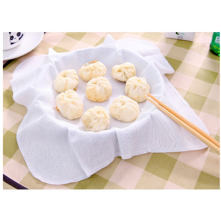 Khăn Vải Hấp Bánh Bao, Màn Thầu: Lót, Phủ Bánh