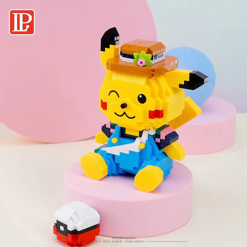 Bộ Đồ Chơi Xếp Hình Pikachu/Vịt/Pikachu Dành Cho Trẻ Em