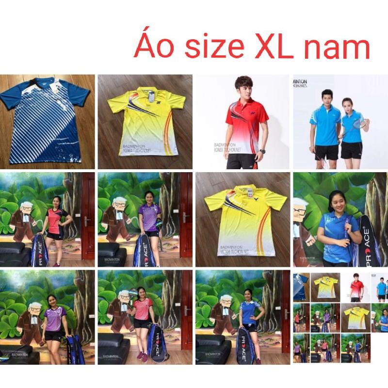 Áo cầu lông nam size XL