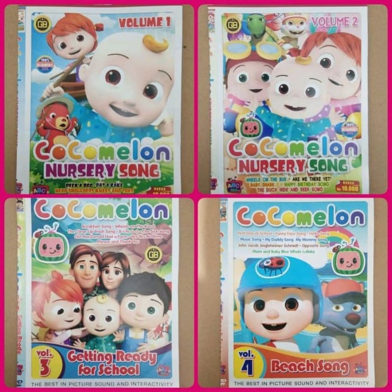 Bộ 4 Đĩa Dvd Những Bài Nhạc Tiếng Hoa Của Cocomelon