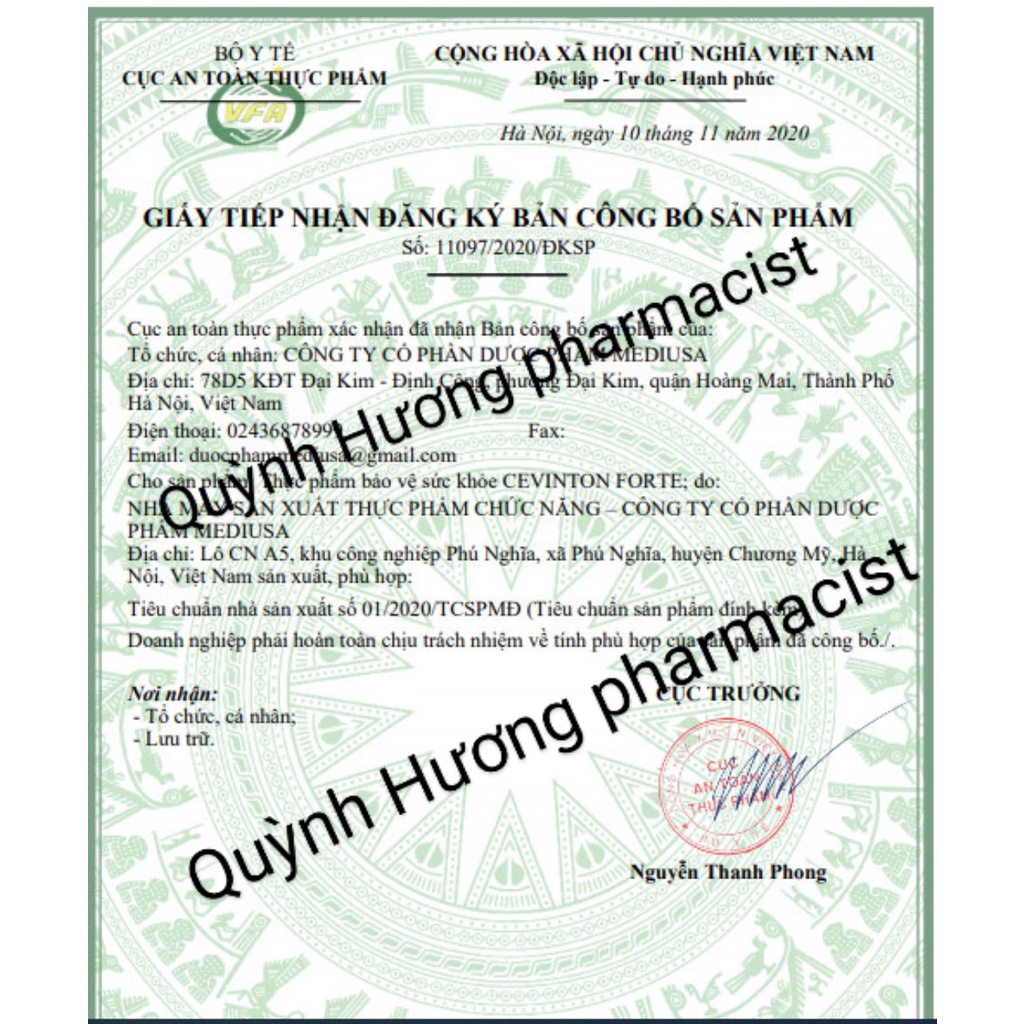 Viên uống CEVINTON Forte hộp 30 viên giúp bổ sung dưỡng chất cho não bộ
