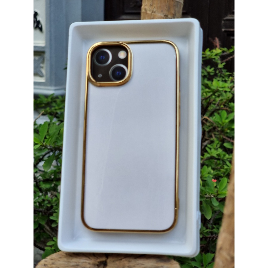 Ốp lưng Devia trong cứng viền màu Glimmer cho iPhone 14, 14 Max, 14 Pro, 14 Pro Max chính hãng không ố màu