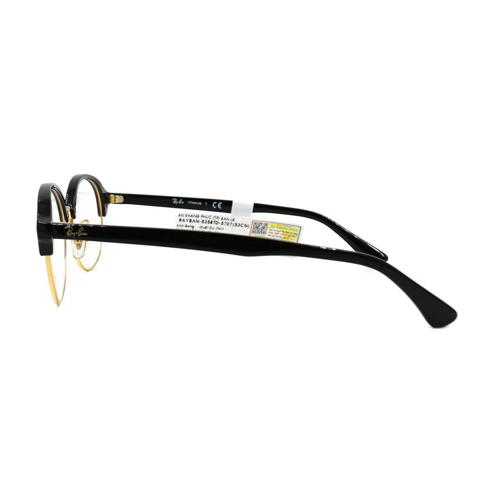 RB5358TD 5707-Gọng kính thời trang Rayban chính hãng (53-18-145), thiết kế dễ đeo bảo vệ mắt