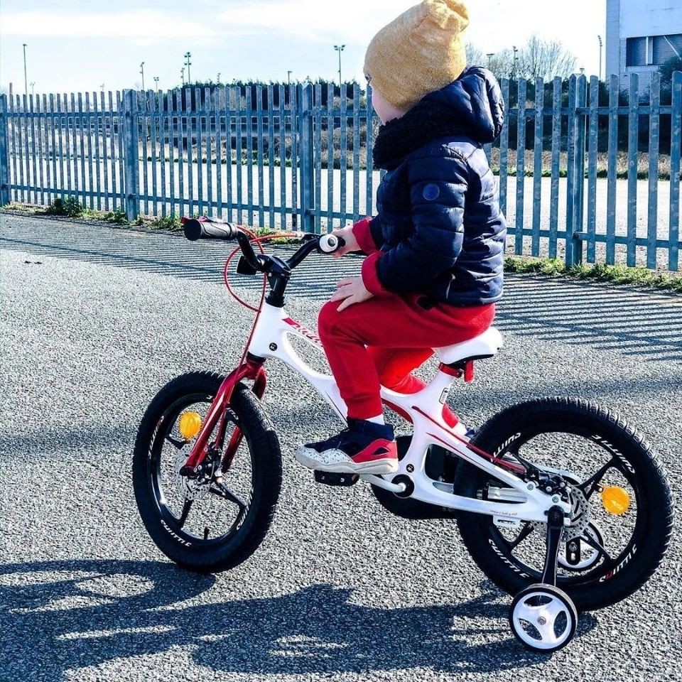 [Xe đạp   bánh 12, 14, 16][Chính hãng mới toanh] Xe đạp trẻ em Ubay Star Speed ​​Magnesium Alloy Xe đạp nam nữ 14 inch 1