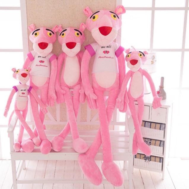 Gấu Bông Báo Hồng Pink Panther Ngộ Nghĩnh Hàng Cao Cấp