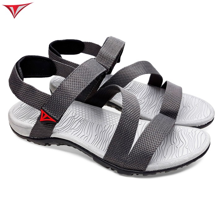 [Fullbox] Giày Sandal Nam Việt Thủy Quai Chéo Nam Ghi Xám - VT06