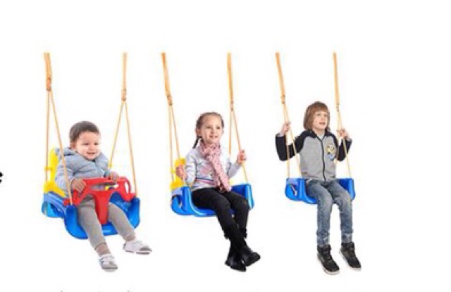 Xích đu ngồi có đỡ lưng và tay cầm