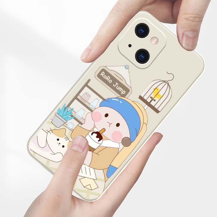 Ốp lưng IPhone Roro-Jump Cạnh vuông 6/6s/6Plus/6sPlus/7/8/7Plus/8Plus/x/xs/xr/xsmax/11/11pro/12/13/14/Pro/Plus/ProMax