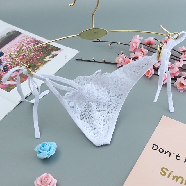 QUẦN LÓT REN LỌT KHE SEXY LINGERIE DÂY BUỘC HÔNG QUYẾN RŨ FIT MỌI LOẠI MÔNG. | BigBuy360 - bigbuy360.vn