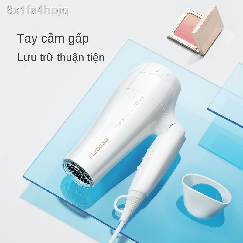 ▧﹉> Máy sấy tóc Flyco dùng cho tiệm cắt tóc gia đình công suất lớn gió thổi không lạnh nóng lạnh, máy sấy ký túc xá sinh