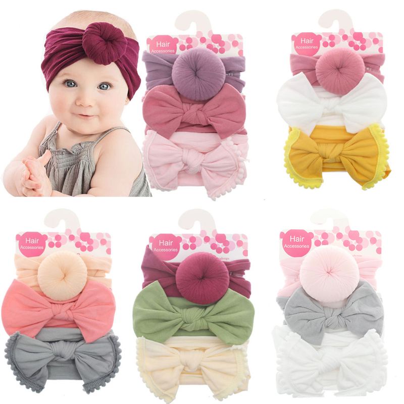 Set 3 Băng Đô Hoa Xinh Xắn Dành Cho Bé Gái