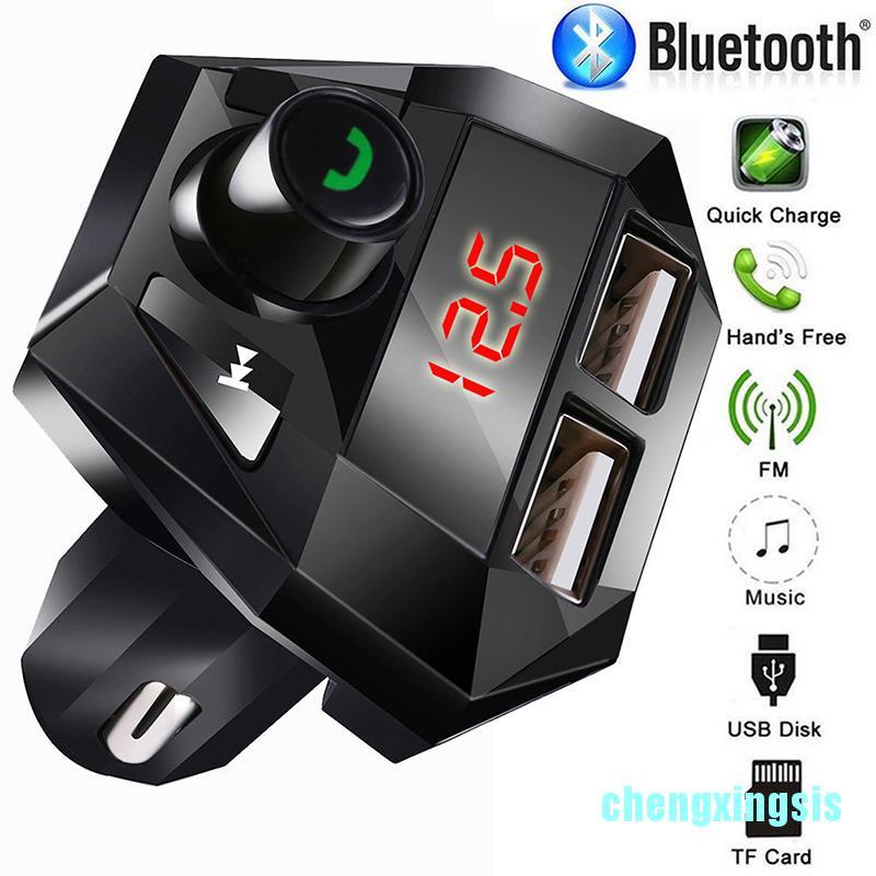 Thiết Bị Phát Tín Hiệu Fm Bluetooth Không Dây Cho Xe Hơi