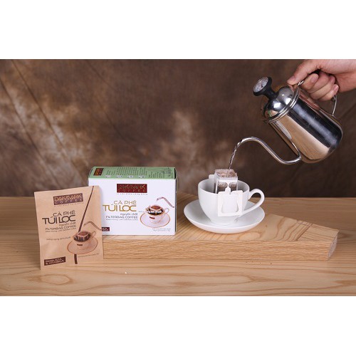 Cà phê túi lọc DakMark, nguyên chất, hòa quyện Arabica và Robusta (hộp 5 gói x 18g) | BigBuy360 - bigbuy360.vn