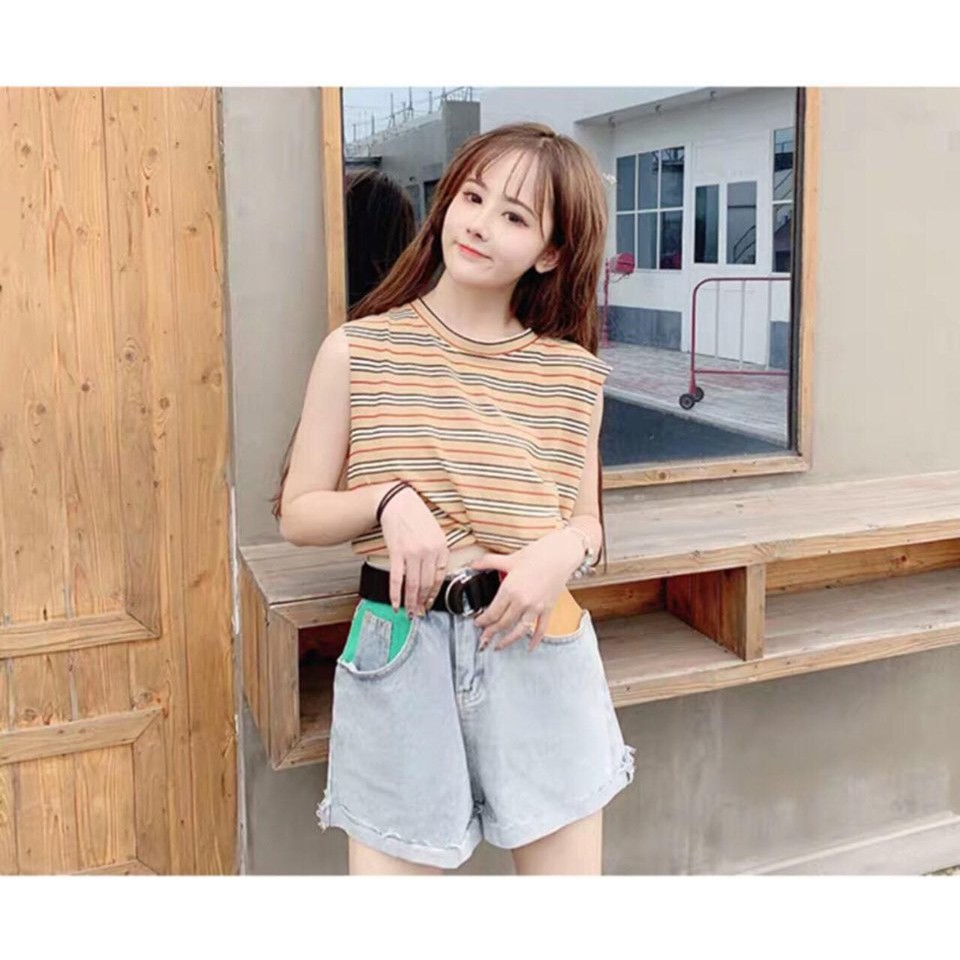 Áo tanktop kẻ hot(#304)