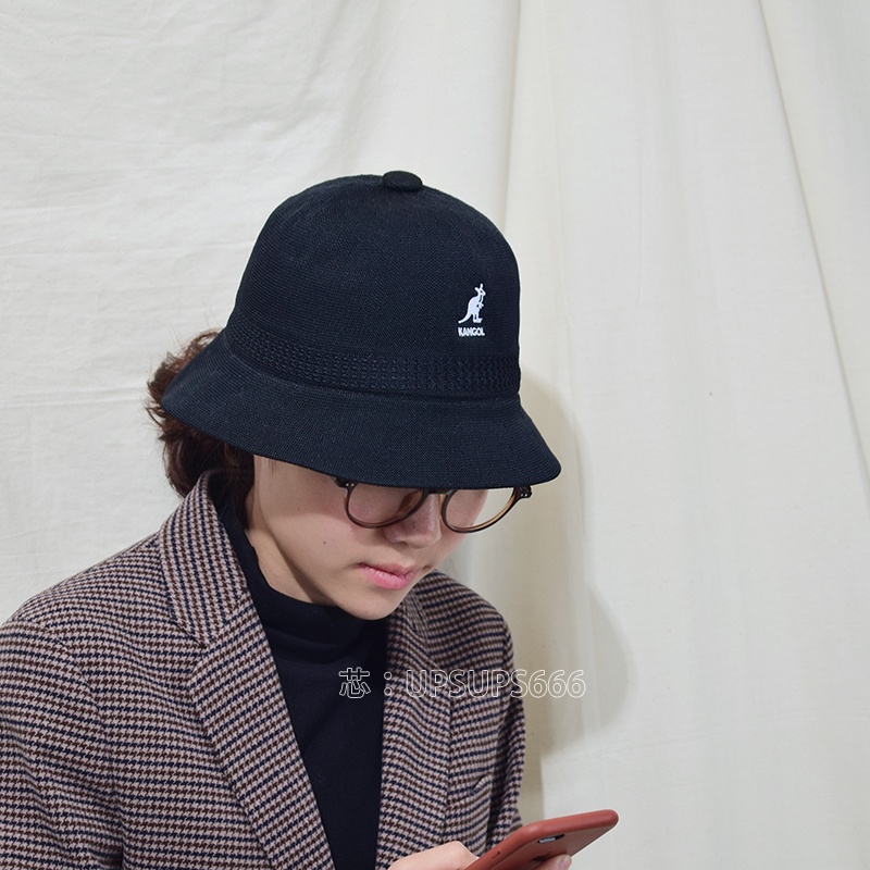 KANGOL Nón Tai Bèo Phối Lưới Thoáng Khí Phong Cách Nhật Bản Thời Trang Xuân Hè Cho Nam Và Nữ