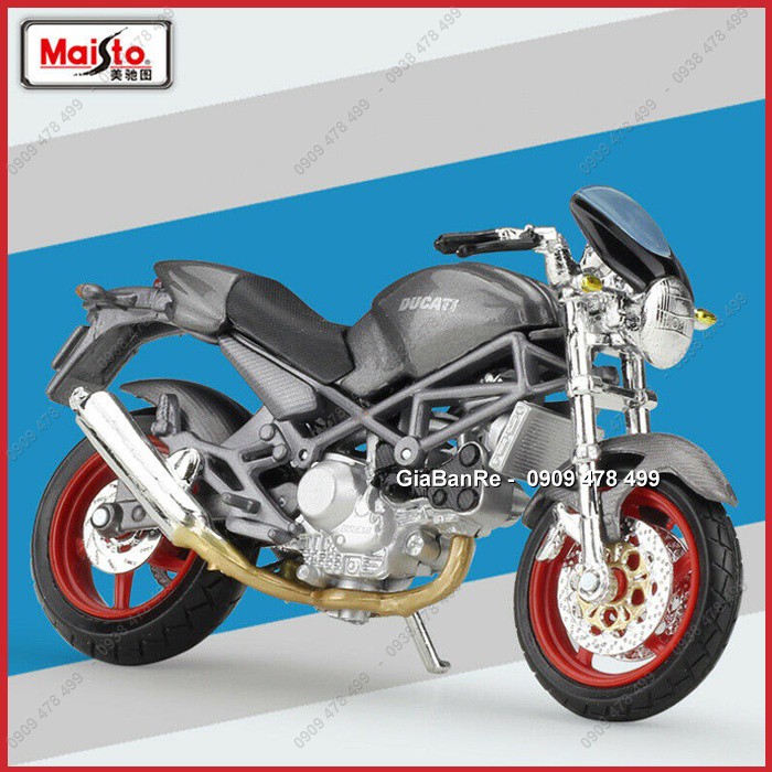 XE MÔ HÌNH 1:18 DUCATI MONTER S4 - MAISTO - 88051