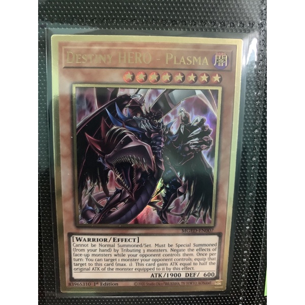bài yugioh: destiny hero- plasma(uk)