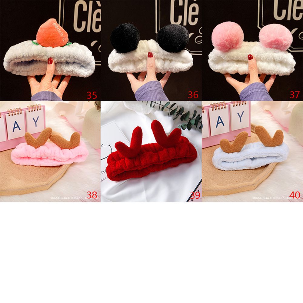 Băng đô cài tóc bằng cotton không trượt co giãn phong cách Hàn Quốc đáng yêu cho nữ