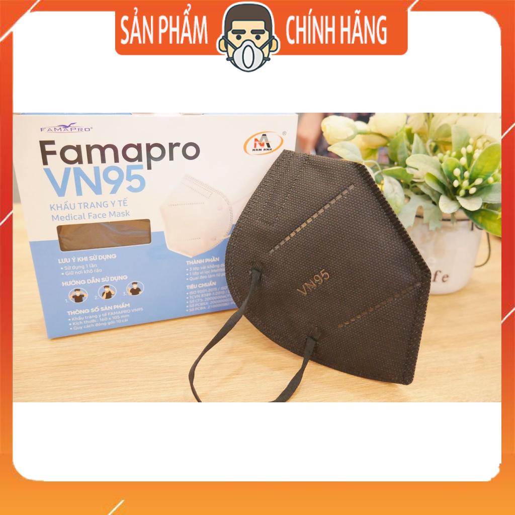 Combo 10c Khẩu trang VN95 FamaPro kháng khuẩn cao cấp