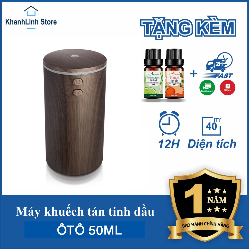 MÁY KHUẾCH TÁN TINH DẦU Ô TÔ TRỰC TIẾP (KHÔNG PHA NƯỚC) | CÓ TÍCH ĐIỆN 10 TIẾNG | KHỬ MÙI HÔI XE HƠI, NHÀ VỆ SINH