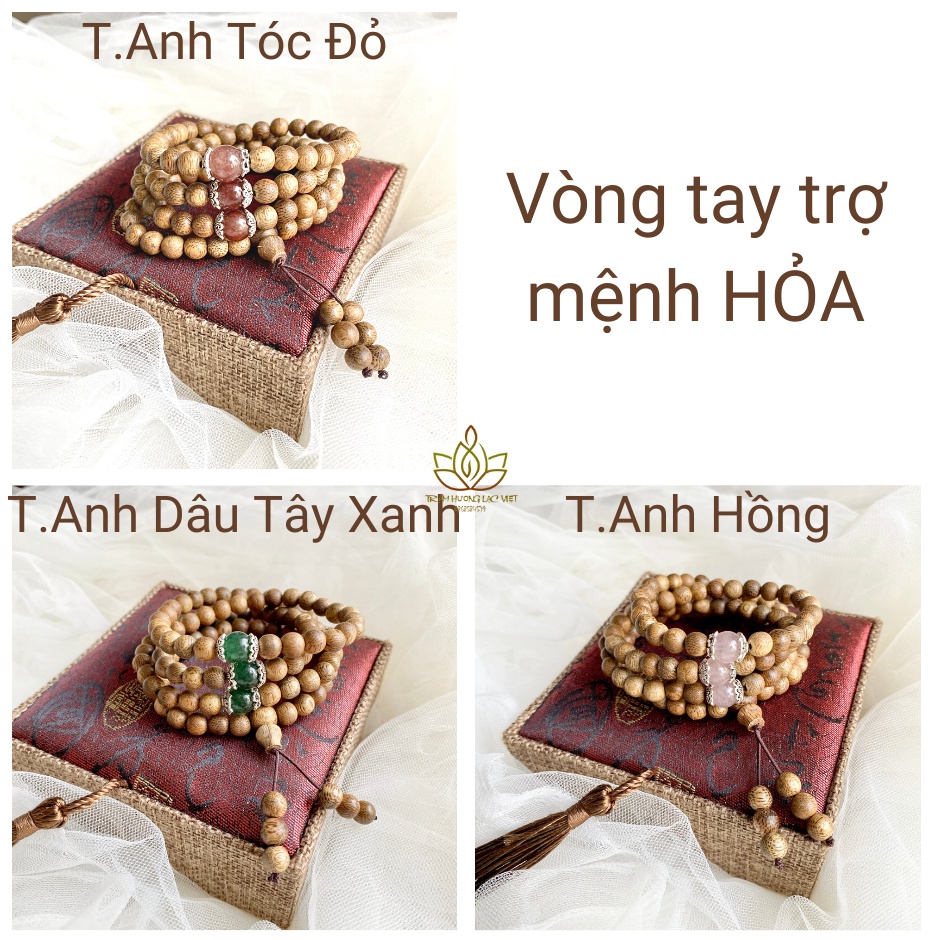 Vòng Tay Trầm Hương 108 Hạt 6mm Theo Mệnh - Theo Tuổi - Vòng Phong Thủy