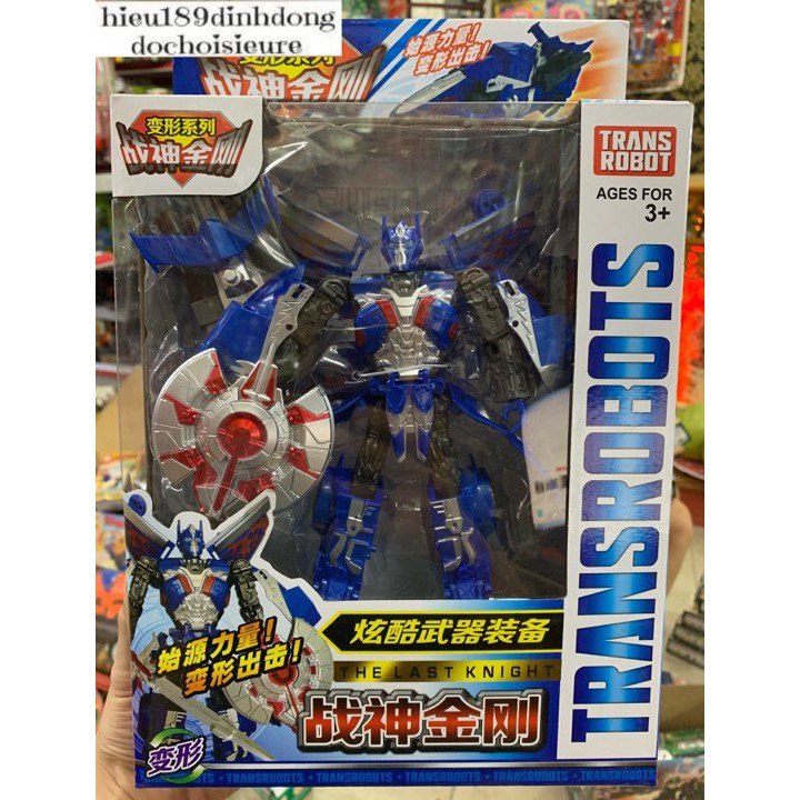 Lắp ráp ghép hình robot transformers optimus prime (Khách hàng chat chọn mẫu)