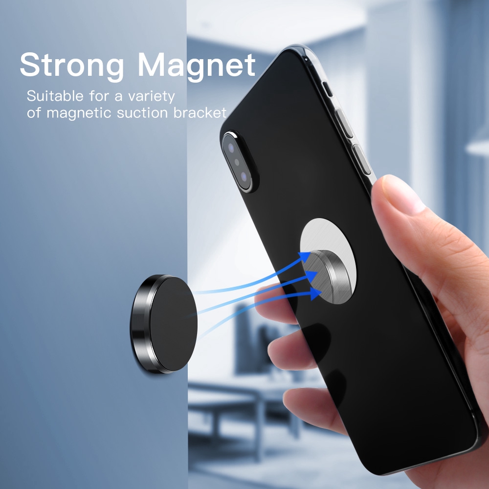 Giá đỡ điện thoại nam châm 0.3mm bằng kim loại cho iPhone Samsung Xiaomi Oppo Vivo Sony Wiko