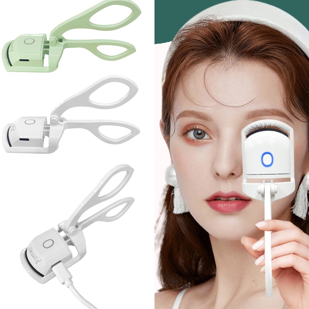 (Giá sỉ)Kẹp Uốn Lông Mi Bằng Điện Hai Mặt Nhiệt Độ Sạc Nhanh Loại c