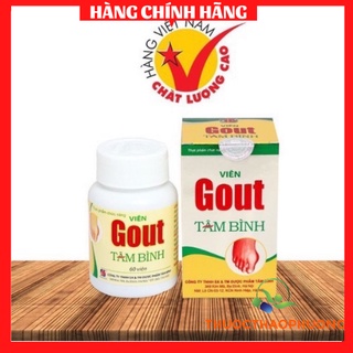 ✅[HÀNG CHÍNH HÃNG]Viên Gout Tâm Bình -hỗ trợ Gut nguồn gốc Thảo dược