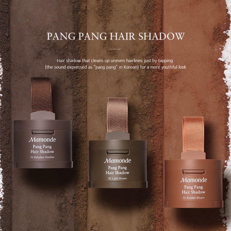 PHẤN CHE KHUYẾT ĐIỂM TÓC MAMONDE PANG PANG HAIR SHADOW 3.5G ( Có thể dùng là bột tán mày ok lắm luôn ạ)