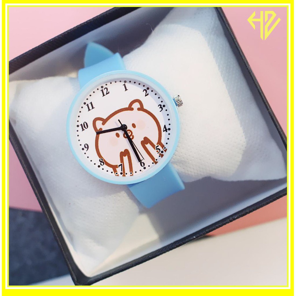 DHC235 ĐỒNG HỒ NỮ DÂY CAOSU CANDYCAT CHÚ HEO MÁ HỒNG PHONG CÁCH TRẺ TRUNG NĂNG ĐỘNG | BigBuy360 - bigbuy360.vn