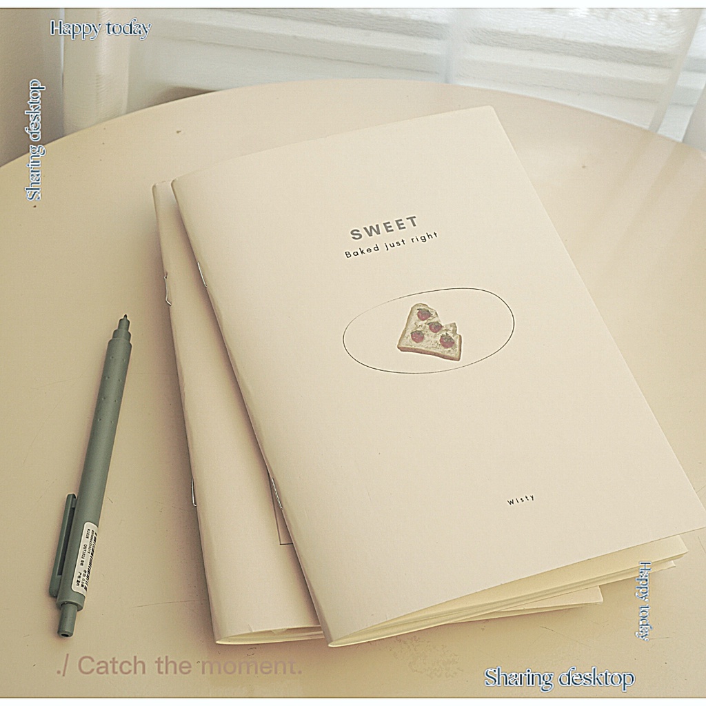 Tập vở học sinh B5 bìa dâu 80gsm ruột kẻ ngang-ô vuông-chấm