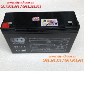 Ắc quy Outdo 6V 10Ah OT10-6 OT10-6