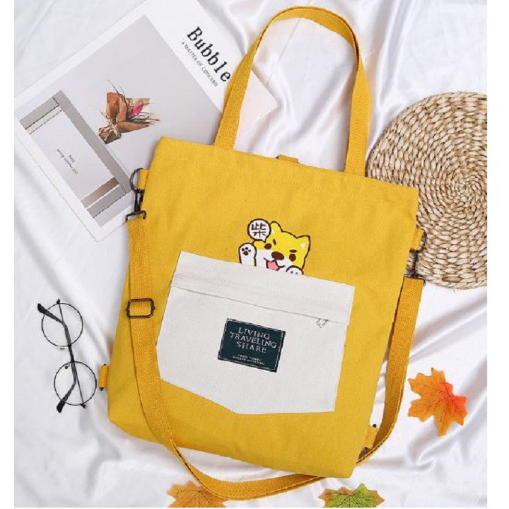 TÚI TOTE CHÓ CON XINH XẮN