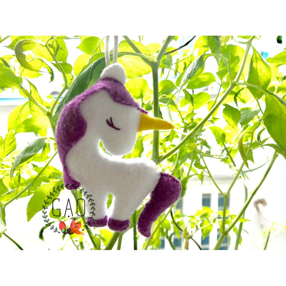 Móc khoá, treo nôi Kỳ Lân - handmade siêu cute