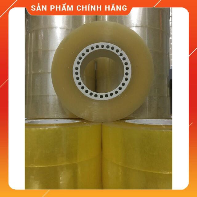 Sỉ Băng dính OPP lõi nhựa 1kg/cuộn lõi nhựa đục lỗ