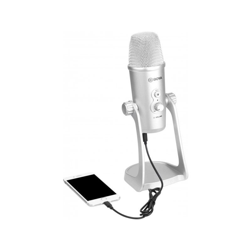 BOYA BY-PM700SP - Mic thu âm dành cho Điện thoại cổng Lightning/cổng Type-C và Laptop cổng USB