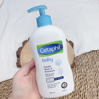Sữa tắm gội cho bé Cetaphil 400ml có vòi - dưỡng ẩm cho da và tóc của bé