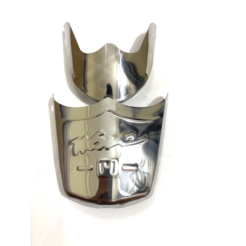 Dè trước sau inox/ Đuôi mỏ inox cho xe máy Wave 100, 50cc, Wave 110, Wave RSX, Wave Blade,rsx, từ năm 2006->2024